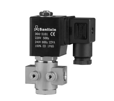 Elettrovalvola a comando diretto - SLP - SANLIXIN SOLENOID VALVE CO., LTD - a 2/2 vie / normalmente aperta / per acqua calda