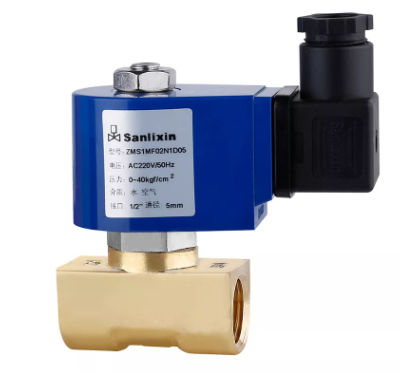 Elettrovalvola a comando diretto - SMS  - SANLIXIN SOLENOID VALVE CO., LTD - a 2/2 vie / normalmente chiusa / aria