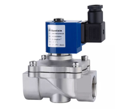 Elettrovalvola a comando diretto - SMS - SANLIXIN SOLENOID VALVE CO., LTD - a 2/2 vie / normalmente chiusa / aria
