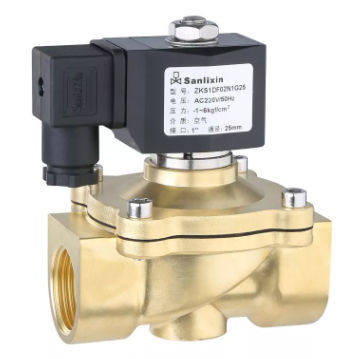 Elettrovalvola a comando diretto - SLGA  - SANLIXIN SOLENOID VALVE CO., LTD - a 2 vie / normalmente aperta / normalmente chiusa