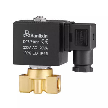 Elettrovalvola a comando diretto - SLZ  - SANLIXIN SOLENOID VALVE CO., LTD - a 2/2 vie / NC / aria