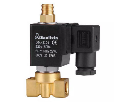 Elettrovalvola a comando diretto - SLV - SANLIXIN SOLENOID VALVE CO., LTD - a 3/2 vie / normalmente aperta / normalmente chiusa