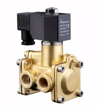 Elettrovalvola a comando assistito - SLT  - SANLIXIN SOLENOID VALVE CO., LTD - a 3/2 vie / normalmente chiusa / normalmente aperta