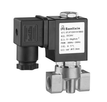 Elettrovalvola a comando diretto - STJF  - SANLIXIN SOLENOID VALVE CO., LTD - a 2 vie / normalmente chiusa / per acqua