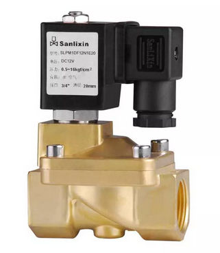 Elettrovalvola a comando diretto - SLPM  - SANLIXIN SOLENOID VALVE CO., LTD - a 2/2 vie / normalmente chiusa / aria