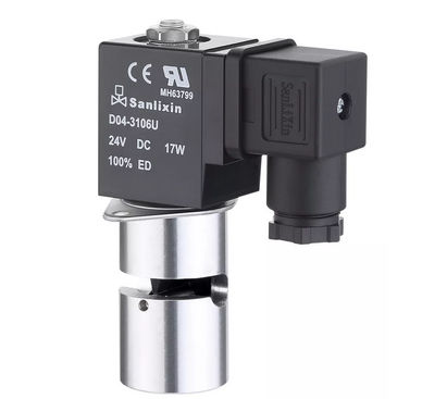 Elettrovalvola a comando diretto - SJGF  - SANLIXIN SOLENOID VALVE CO., LTD - a 2/2 vie / normalmente chiusa / per acqua