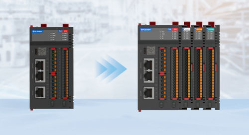 PLC integrato - FL8 series - Shanghai Flexem Technology Co., Ltd - su rete Ethernet / CANopen / RS485