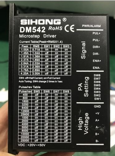 Comando di motore passo-passo - DM542 - Shanghai Siheng Motor Co., Ltd - BLDC / passo-passo a 2 fasi