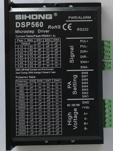 Comando di motore passo-passo a 2 fasi - DSP560 - Shanghai Siheng Motor Co., Ltd