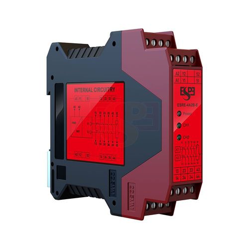 Modulo relè di sicurezza - ESRE-4A2B - Shenzhen ESPE technology Co., LTD - su guida DIN / a bassa potenza / a fusibile