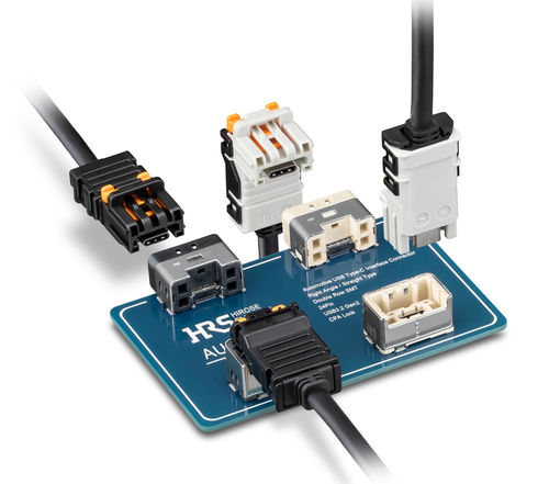 Connettore per l'industria automobilistica - AU1 series - Hirose Electric Europe B.V. - di dati / audio/video / USB