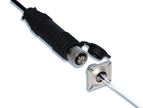 Connettore di dati - MF10B Series - Hirose Electric Europe B.V. - ottico / in fibra ottica / circolare