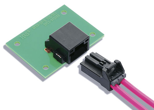 Connettore di alimentazione elettrica - GT28 series - Hirose Electric Europe B.V. - filo a scheda / rettangolare / crimpabile