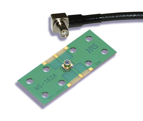 Connettore coassiale - MS-162A series - Hirose Electric Europe B.V. - SMT / a gomito / per scheda elettronica