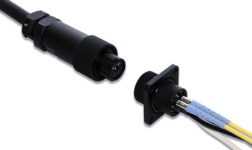 Connettore ibrido - MF13S series - Hirose Electric Europe B.V. - in fibra ottica / circolare / a baionetta