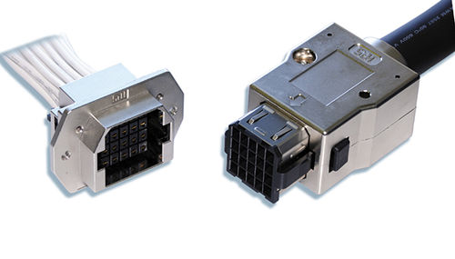 Connettore di alimentazione elettrica - PQ-S series - Hirose Electric Europe B.V. - quadrato / con blocco / per batteria