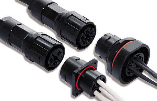 Connettore di dati - HR41 series - Hirose Electric Europe B.V. - circolare / con blocco / per batteria