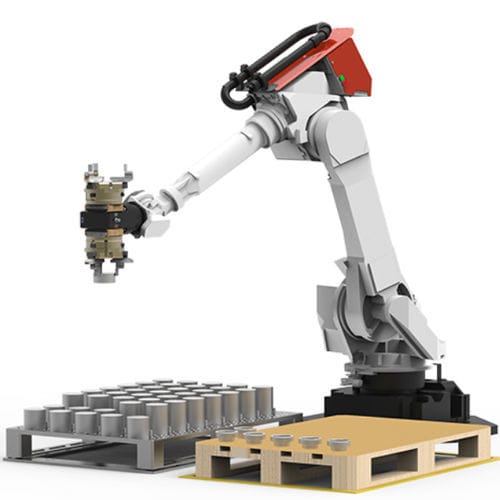 Cella robotizzata di carico - Pallet-Load Double - RoboJob - di scarico