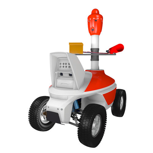 Robot di soveglianza mobile - S4 series - SMP Robotics Systems Corp. - da esterno / per il controllo degli uccelli