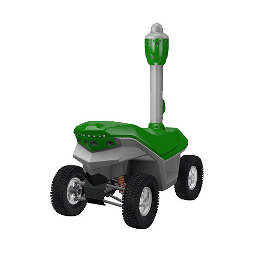 Robot di soveglianza mobile - PROMPT - SMP Robotics Systems Corp. - da esterno / con dispositivo acustico