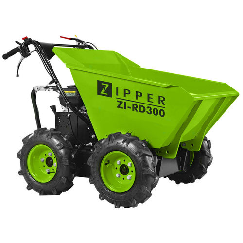 Mini dumper gommato - ZI-RD300 - Zipper Maschinen - con motore a combustione / a scarico frontale