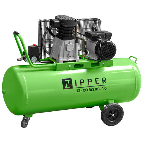 Compressore d'aria - ZI-COM200-10 - Zipper Maschinen - elettrico / su rotelle / industriale