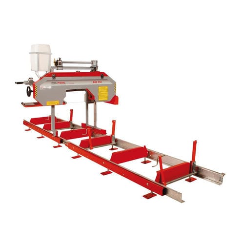 Sega a nastro - BBS550 - Holzmann Maschinen GmbH - per legno / con sistema di raffreddamento / a testa mobile
