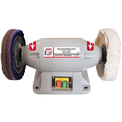 Macchina lucidatrice per metalli - DSM150PS - Holzmann Maschinen GmbH - industriale / elettrica / a 2 teste