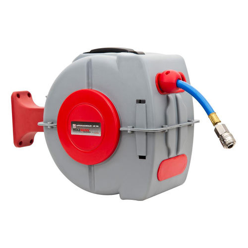 Avvolgitore per tubo - LSR10M - Holzmann Maschinen GmbH - per aria / con montaggio a parete / in PVC