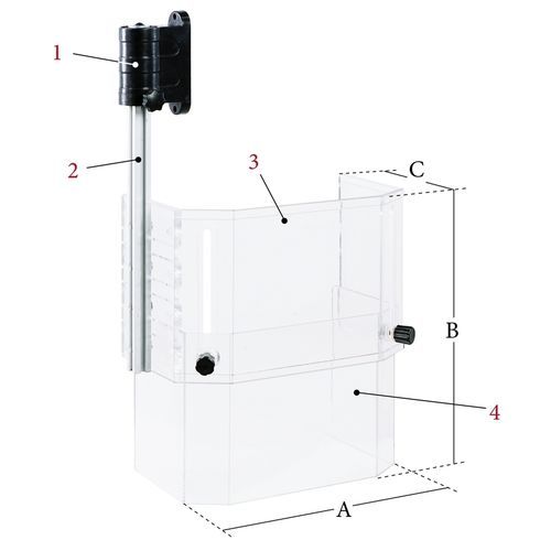 Dispositivo di protezione verticale - PTR-C, Gr. 3 - Bernardo - per macchina industrialie