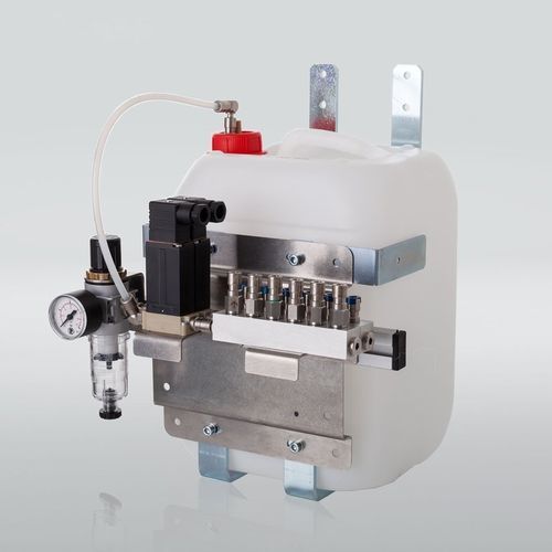 Unità di lubrificazione aria-olio - TCJ - HPM Technologie GmbH - a polverizzazione / pneumatica / elettrica