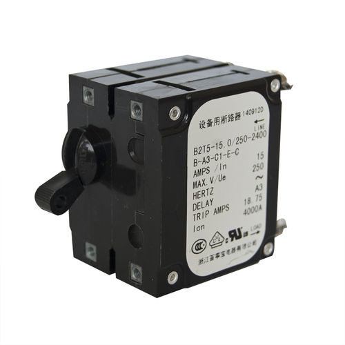Interruttore automatico idraulico-magnetico - B2 series - ZHEJIANG BSB ELECTRICAL APPLIANCES CO.,LTD - a riarmo manuale / per la distribuzione / di protezione del motore