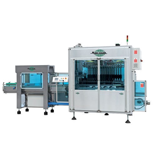 Incassatrice orizzontale - M.I. series - Mondo e Scaglione - verticale / automatica / per bottiglie