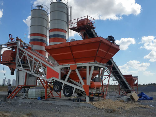 Centrale di betonaggio mobile - MVS-60M - MVS Proje - speciale