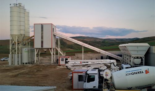 Centrale di betonaggio stazionario - MVS160S - MVS Proje - continuo