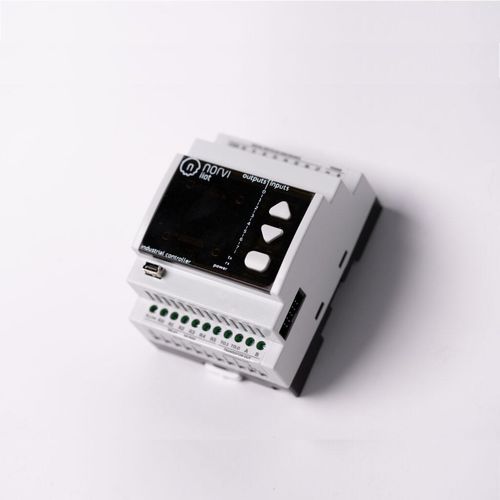 Programmable logic controller su guida DIN - NORVI IIOT AE02-V - ICONIC DEVICES PVT LTD - ingressi analogici / ingressi digitali / uscite relè