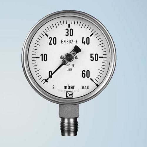Manometro con quadrante - RU 50 - Schmierer GmbH - filettato / G 1/4 / BSP 1/8