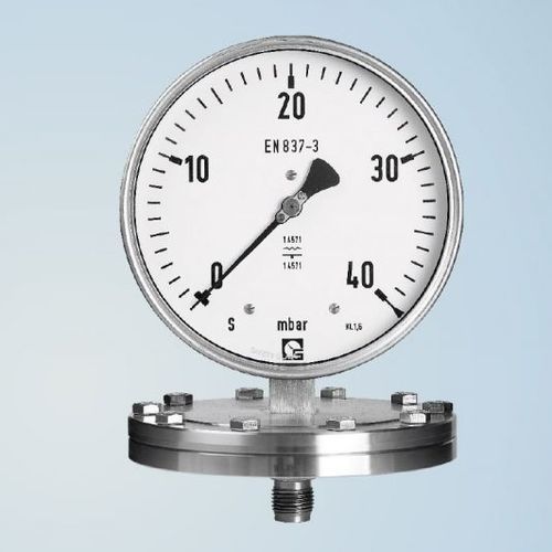 Manometro assoluto - PAKU 160 - Schmierer GmbH - con quadrante / filettato / con flangia