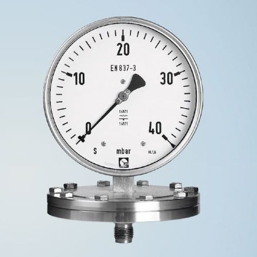 Manometro assoluto - PAGU 100 - Schmierer GmbH - con quadrante / filettato / con flangia