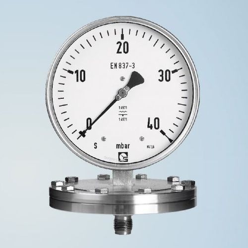 Manometro assoluto - PAGU 160 - Schmierer GmbH - con quadrante / filettato / con flangia