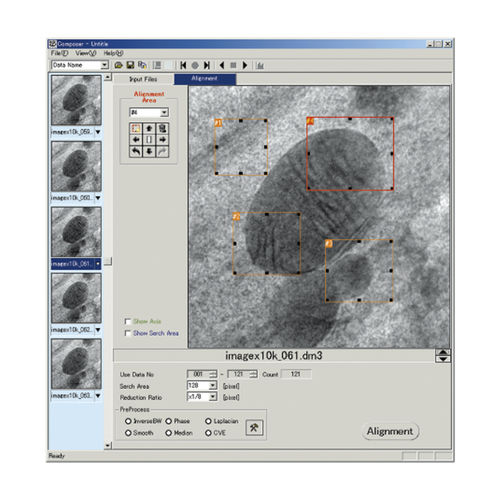 Software di automatizzazione - EM-05500TGP - Jeol - di acquisizione / di processo / per tomografia da TEM