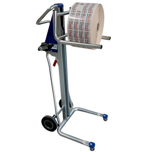 Accatastatore per movimentazione di bobine - Easy - Labeltech sas - manuale / a timone con guida da terra / di carico