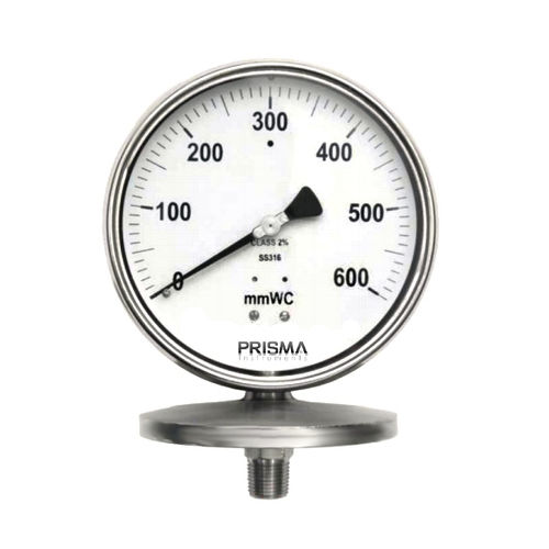 Manometro con quadrante - DSPG - Prisma Instruments - filettato / con flangia / NPT 1/2