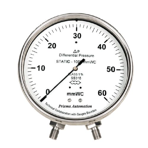 Manometro differenziale - DPG-C - Prisma Instruments - con quadrante / filettato / NPT 1/2
