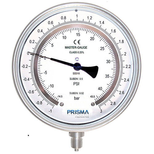 Manometro con quadrante - MP - Prisma Instruments - filettato / NPT 1/2 / in alluminio