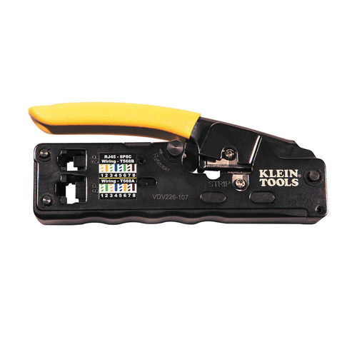 Macchina spelacavi cianfrinatrice di cavi - VDV226-107 - Klein Tools - manuale / a leva / compatta