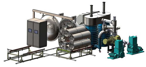 Macchina per deposizione PVD - RTEP1800- Resistant Thermal Evaporator-Horizontal - Shanghai Royal Technology Inc. - per evaporazione termica / di pellicola metallizzata / sottovuoto