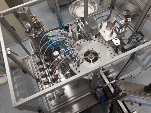 Riempitrice chiuditrice per flaconi - ALBA SRT32 - SAMAS ITALY - rotativa / monoblocco / per prodotti farmaceutici
