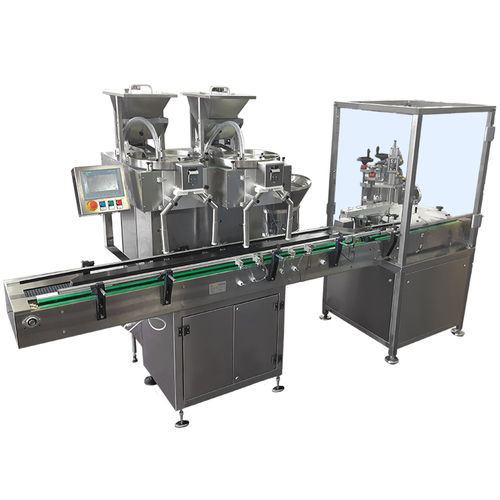 Contapezzi e tappatrice in bottiglia - ACL 3000 D - MultiGel Srl - per capsule / per compresse / di riempimento