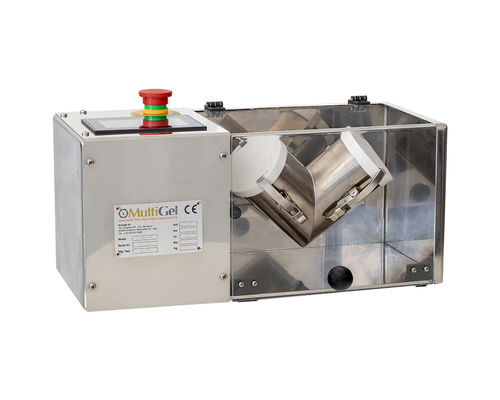 Miscelatore per polvere - JUNIOR - MultiGel Srl - a V / su linea / per l'industria farmaceutica